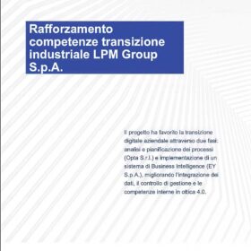 Rafforzamento competenze transizione industriale LPM Group S.p.A.