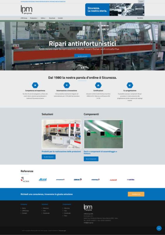 Portale delle protezioni - LPM GROUP SPA