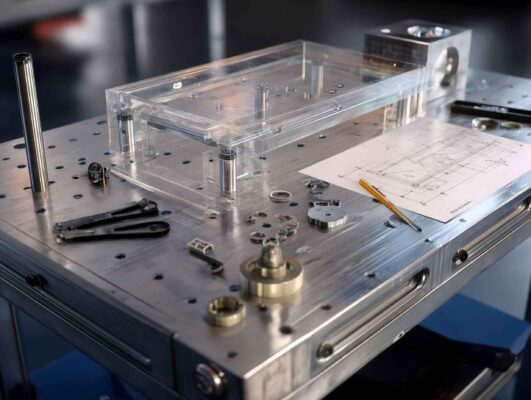 Lavorazioni su disegno di plastica tecnica e metalli