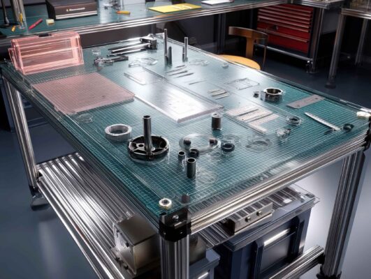 Lavorazioni su disegno di plastica tecnica e metalli