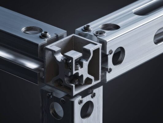 Profili strutturali in alluminio e accessori modulari