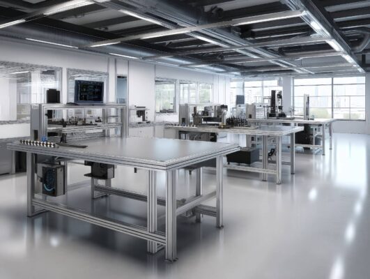 Profili strutturali in alluminio e accessori modulari