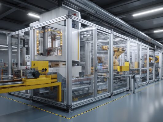 Protezioni bordomacchina su misura e telai modulari