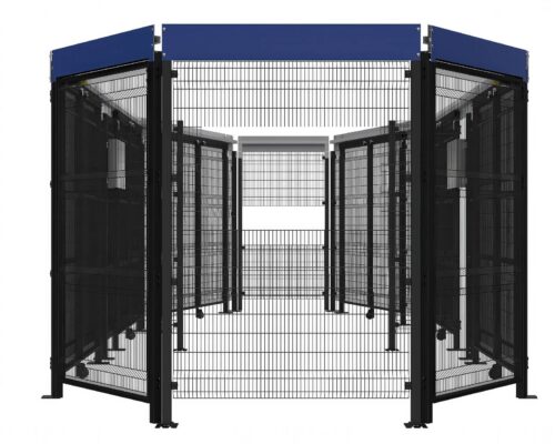 Protezioni perimetrali modulari per sicurezza industriale