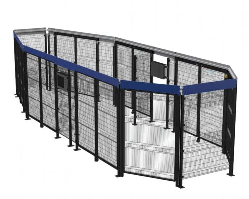 Protezioni perimetrali modulari per sicurezza industriale