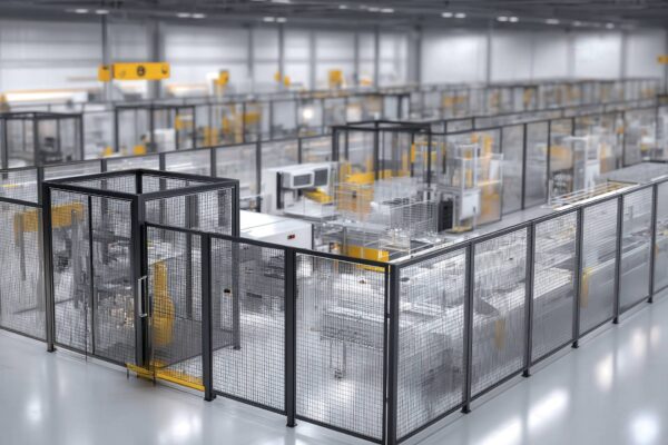 Protezioni perimetrali modulari per sicurezza industriale