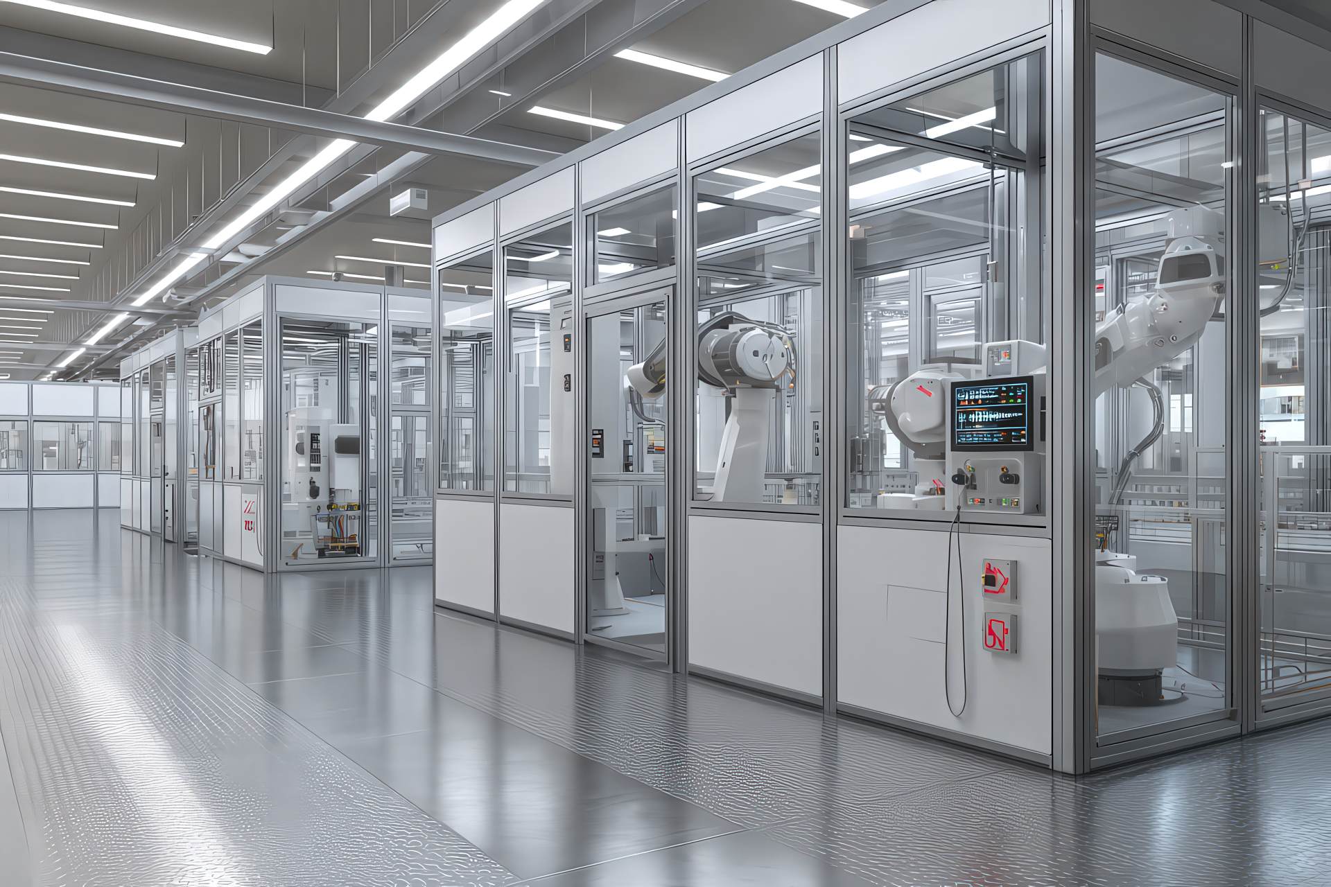 Integrazione tra pannellature insonorizzanti e robotica industriale