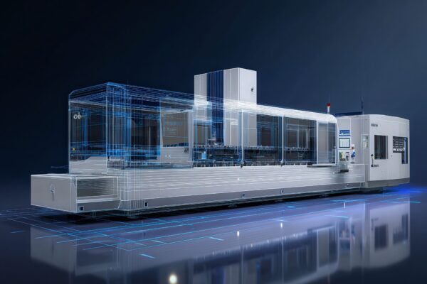 Protezione modulare dal design elegante e funzionale in ambiente industriale