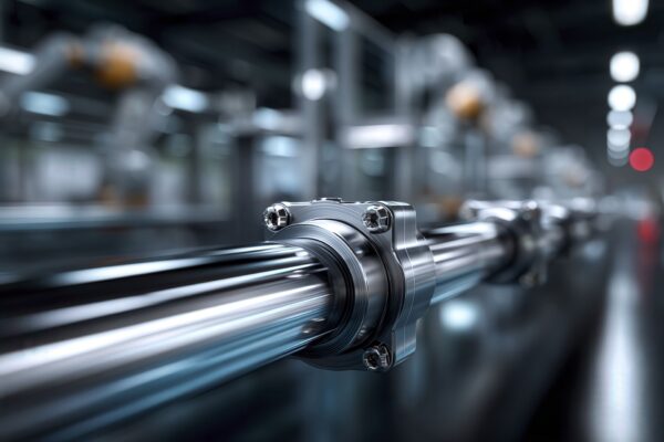 Sistema di protezione bordo macchina con profili tubolari in alluminio LPM